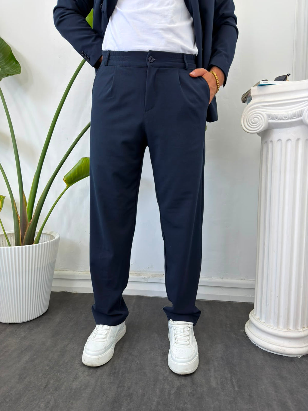 ÇİFT DÜĞMELİ CEKET PANTOLON TAKIM ELBİSE