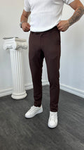 LM Klasik Slimfit Kumaş Pantolon Kahverengi