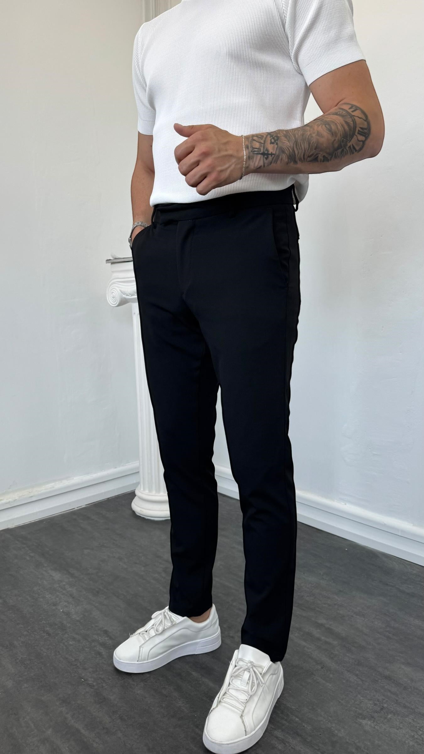 LM Klasik Slimfit Kumaş Pantolon Siyah
